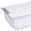 Sterilite Medium Sized Stackable Household Storage Basket, White (30 Pack)