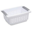 Sterilite Small Stacking Storage Basket with Comfort Grip Handles, 8 Pack