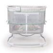 Ingenuity Dream & Grow Bedside Baby Bassinet 2-Mode Crib 0-12 Months, Adjustable Height - Tesse (Green)