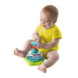 Bright Starts Press & Glow Spinner Baby Toy with Lights and Sounds, Unisex, Ages 6 months +