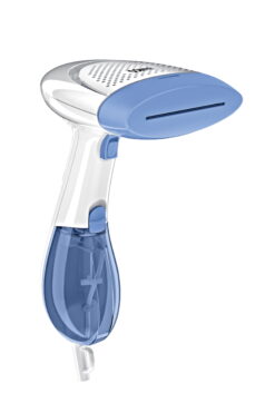 Conair ExtremeSteam Hand Held Fabric Steamer with Dual Heat, White/Blue, Model GS237X