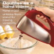 Hamilton Beach Classic Hand and Stand Mixer Red, 4 Quart, Model 64654