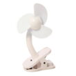 Dreambaby Clip on Fan for Baby Stroller, Safe Foam Fan, White