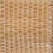 Flash Furniture Commercial Aluminum and Beige Rattan Indoor-Outdoor Restaurant Stack Chair