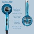BaBylissPRO Nano Titanium Lightweight Ionic Hair Dryers, Blue