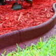 Eco Border 3" x 48" Red Rubber No Dig Landscape Garden Border Edging (Pack 6)