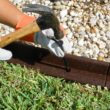 Eco Border 3" x 48" Red Rubber No Dig Landscape Garden Border Edging (Pack 6)