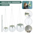 6inch Disco Ball Planter Disco Planter for Indoor Plants Disco Ball Plant Hanger Pots