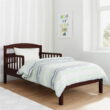 Baby Relax Jackson Kids Wood Toddler Bed with Safety Guardrails, Espresso Baby Relax Jackson Kids Wood Toddler Bed with Safety Guardrails, Espresso