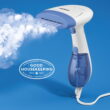 Conair ExtremeSteam Hand Held Fabric Steamer with Dual Heat, White/Blue, Model GS237X