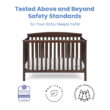 Delta Children Hanover 6-in-1 Convertible Baby Crib, Walnut Espresso