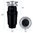 Wastemaid 1/2 HP Economy Garbage Disposal 10-US-WM-058-3B