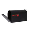 Gibraltar Mailboxes Stanley Extra Large, Steel, Post Mount Mailbox, Black, ST200B00