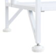 Convenience Concepts Xtra Storage 5 Tier Folding Metal Shelf, White