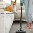 Wyze Cordless Stick Vacuum 24 Kpa for Carpet, Hard Floors and Pet Hair