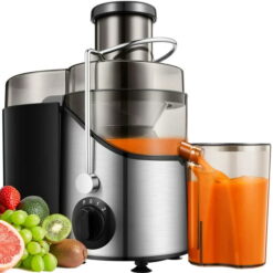 Juicer Extractor Easy Clean, 3 Speeds Control,  Stainless Steel BPA Free