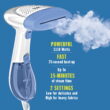 Conair ExtremeSteam Hand Held Fabric Steamer with Dual Heat, White/Blue, Model GS237X