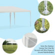Costway 10'x20' Canopy Tent Heavy Duty Wedding Party Tent 6 Sidewalls W/Carry Bag