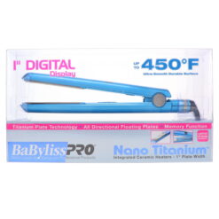 BaBylissPRO Nano Titanium 1" Digital Straightener