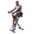 Stamina Cardio Exercise Bike with Heart Rate Sensors and Extra Wide Padded Seat, Folding Design for Storage - Exercise Bike
