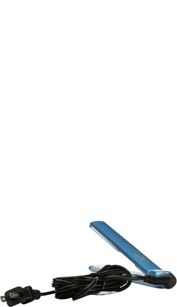 BaBylissPRO Nano Titanium Ultra Thin 1" Flat Iron Hair Straightener, Blue BaBylissPRO Nano Titanium Ultra Thin 1" Flat Iron Hair Straightener, Blue - Image 4