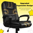 Home Office Chair, 8Hours Heavy Duty Design, Black
