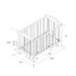 Baby Relax Adele 3-in-1 Convertible Crib