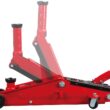 Big Red 3 Ton Hydraulic Trolley Service/Floor Jack with Extra Saddle, Fits SUVs and Trucks, Red, W8306 Big Red 3 Ton Hydraulic Trolley Service/Floor Jack with Extra Saddle, Fits SUVs and Trucks, Red, W8306