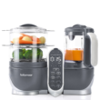 Babymoov Duo Meal Station | 6 in 1 Food Processor With Steam Cooker, Multi-Speed Blender, Baby Purees, Warmer, Defroster, Sterilizer, Grey