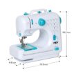 NEX Indigo Blue Modern Crafting Sewing Machine with 12 Built-In Stitches NEX Indigo Blue Modern Crafting Sewing Machine with 12 Built-In Stitches