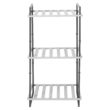 Honey Can Do Gray Tones 3-Tier Tubular Metal Shelf