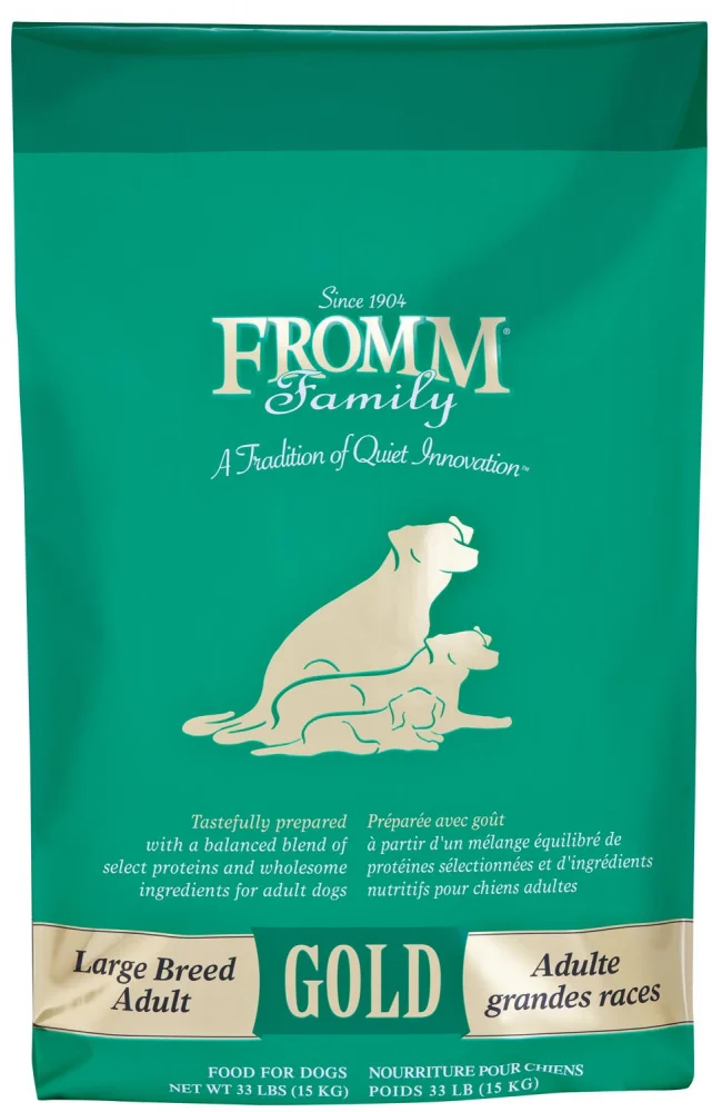 FROMM Gold Large Breed Adult Formula Dry Dog Food, 15-lb FROMM Gold Large Breed Adult Formula Dry Dog Food, 30-lb