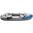 Intex Excursion 4 Inflatable Rafting Fishing 4 Person Boat Set with Oars and Pump Intex Excursion 4 Inflatable Rafting Fishing 4 Person Boat Set with Oars and Pump