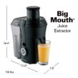 Hamilton Beach Big Mouth Juice Extractor Model# 67601