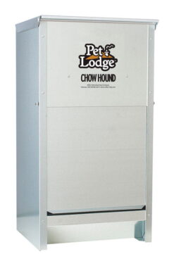 Little Giant Ladder Systems Ladder Systems Miller Manufacturing Chow Hound Galvanized Steel Dog Feeder, 25 lb.