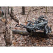 Hawk Hunting Crawler 500 Pound Capacity Foldable Multi Use Game Recovery Hunting Game Cart, Black