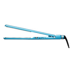 BaBylissPRO Nano Titanium Ultra Thin 1" Flat Iron Hair Straightener, Blue
