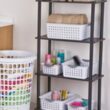 Sterilite Medium Ultra Plastic Storage Organizer Basket, White, (12 Pack)