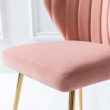 14 Karat Home Luna Wingback Chair, Pink