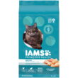 IAMS PROACTIVE HEALTH Adult Indoor Weight Control & Hairball Control Dry Cat Food with Chicken, Turkey, and Garden Greens, 22 lb. Bag