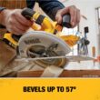 DEWALT DCS570BW230C 20V MAX XR Cordless Brushless 7-1/4 in. Circular Saw, (1) 20V Compact Lithium-Ion 3.0Ah Battery, and 12V-20V MAX Charger