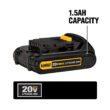 DEWALT DCF885C1 20V MAX Cordless 1/4 in. Impact Driver, (1) 20V 1.3Ah Battery, Charger, and Bag