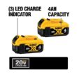 DEWALT 1005223314 20V MAX Cordless Brushless 1 in. SDS Plus D-Handle Concrete and Masonry Rotary Hammer and (2) 20V 4.0Ah Batteries