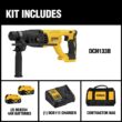 DEWALT 1005223314 20V MAX Cordless Brushless 1 in. SDS Plus D-Handle Concrete and Masonry Rotary Hammer and (2) 20V 4.0Ah Batteries