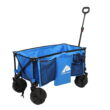 Ozark Trail Camping All-terrain Folding Wagon with Oversized Wheels, Blue