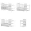 Dream On Me Anna 4-in-1 Full Size Crib and Changing Table Combo in White