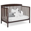 Delta Children Hanover 6-in-1 Convertible Baby Crib, Walnut Espresso