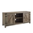 Woven Paths Modern Farmhouse Barn Door TV Stand for TVs up to 65", Grey Wash Woven Paths Modern Farmhouse Barn Door TV Stand for TVs up to 65", Grey Wash