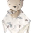 Modern Moments by Gerber Baby & Toddler Girl or Boy Plush Security Blanket, Gray Cheetah