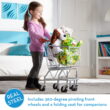 Melissa; Doug Toy Shopping Cart With Sturdy Metal Frame